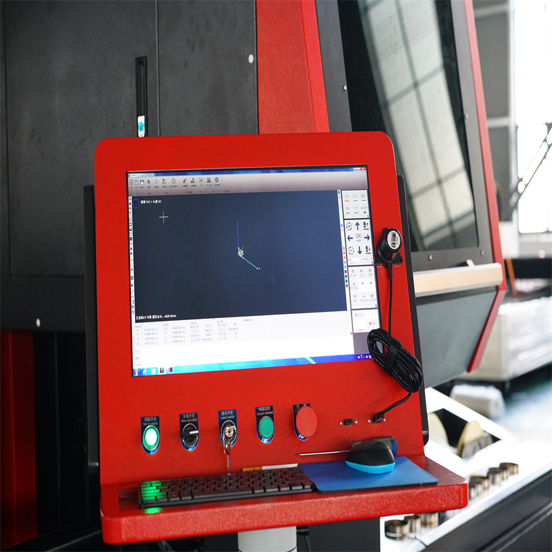 Máy cắt Laser sợi quang 1kw 2kw 3kw 6kw Cnc cho tấm kim loại thép không gỉ
