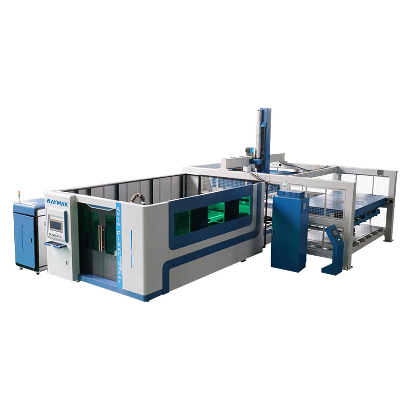 Máy cắt Laser sợi kim loại Cnc tự động làm mát nước 1500w
